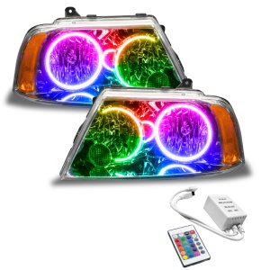 Lincoln Navigator Headlight Assembly - ORACLE Lighting - ColorSHIFT SMD w/ Simple Controller - `03-`06